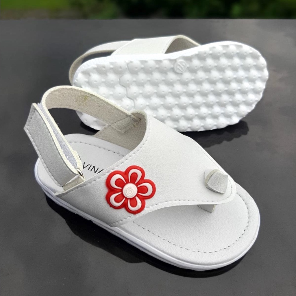 TOKOERS Sandal Tali Anak Perempuan Model Jepit Back Strap Velcro - BB01 VINANDOZ Original