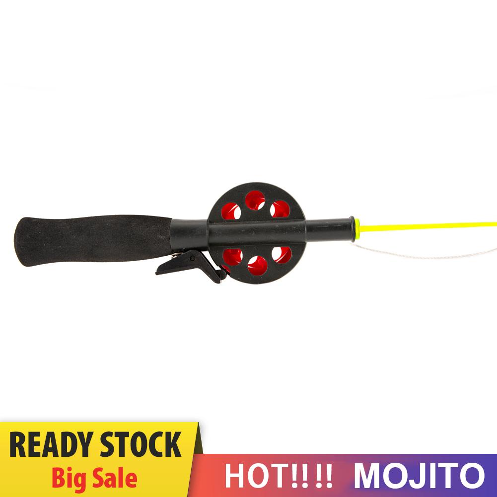 Joran Pancing 34cm Bentuk Udang / Kepiting Dengan Klip Untuk Musim Dingin / Outdoor