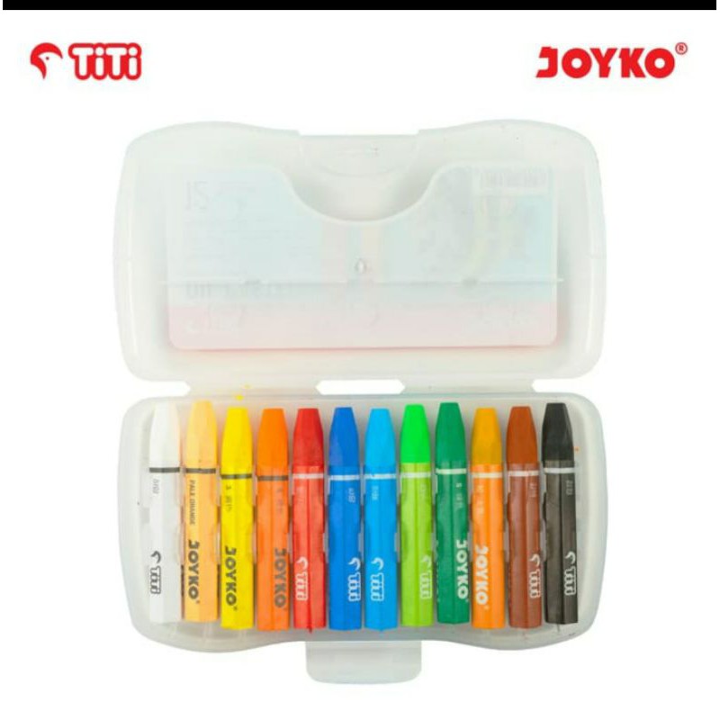 crayon TITI 12 warna/oil pastel krayon minyak JOYKO-1