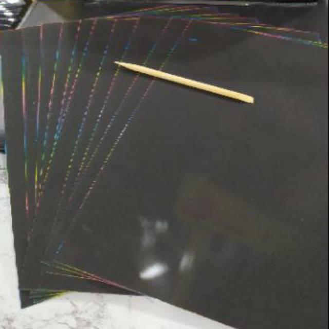 

Scratch Note Magic Lukis / Buku Gambar Scratch Note Jumbo isi 10Lembar RB9