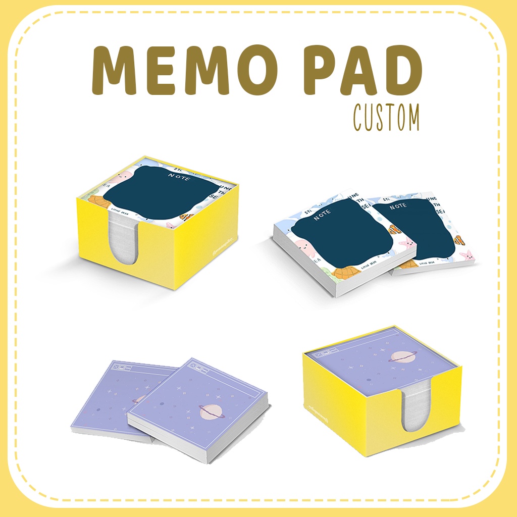 

MEMOPAD CUSTOM / MEMOPAD KPOP / MemoPad Aesthetic (UK.8X8cm)