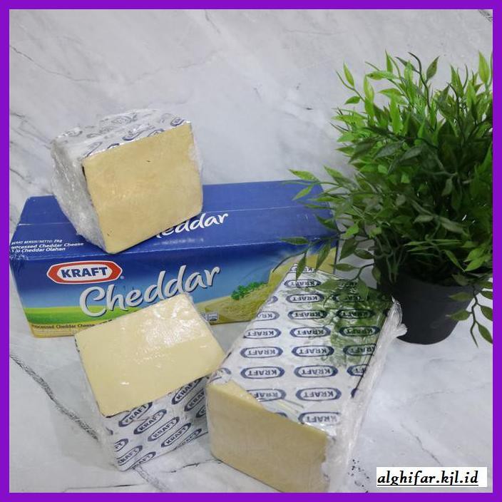 

Ujekujek- Keju Cheddar Kraft - Kemasan Repack 1Kg -Original.