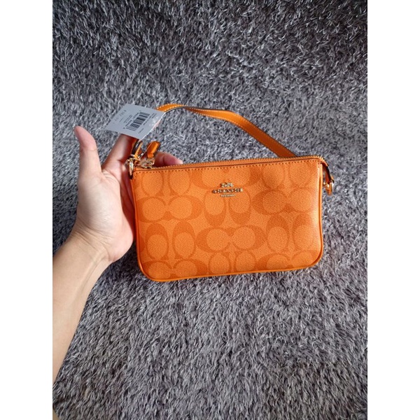 COACH NOLITA 19 SIGNATURE ORANGE