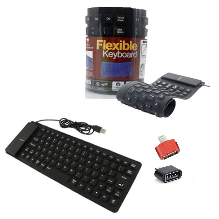 Trend-Keyboard USB Flexible Mini + OTG MIKRO