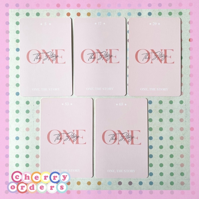 IZ*ONE Chaeyeon Trading Card : ONE The Story