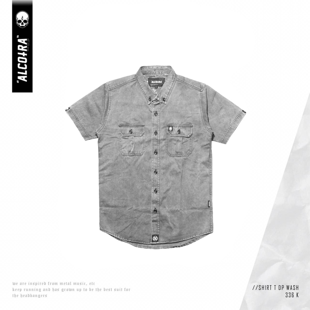 SHIRT T DP WAS // KEMEJA TWILL DOUBLE POKET WASH