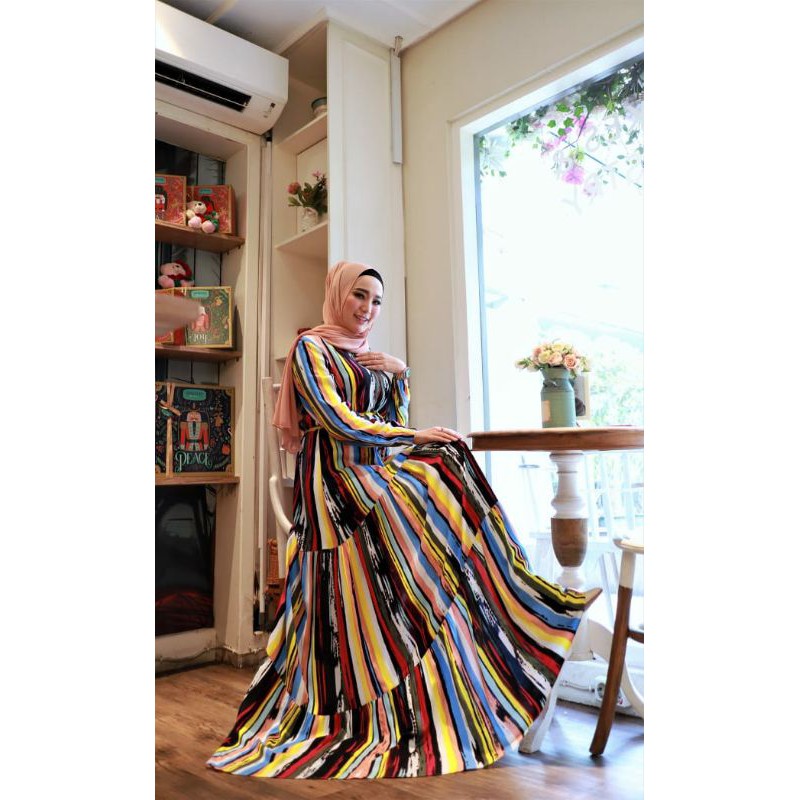 Humaira99 Gamis syari maxi busui dress Hilya vol 20