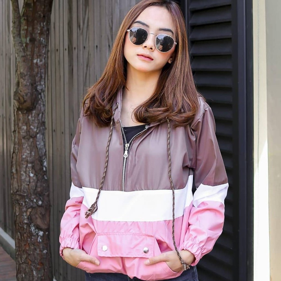 MVP - Brio Jaket Comby - Jaket Parasut Wanita