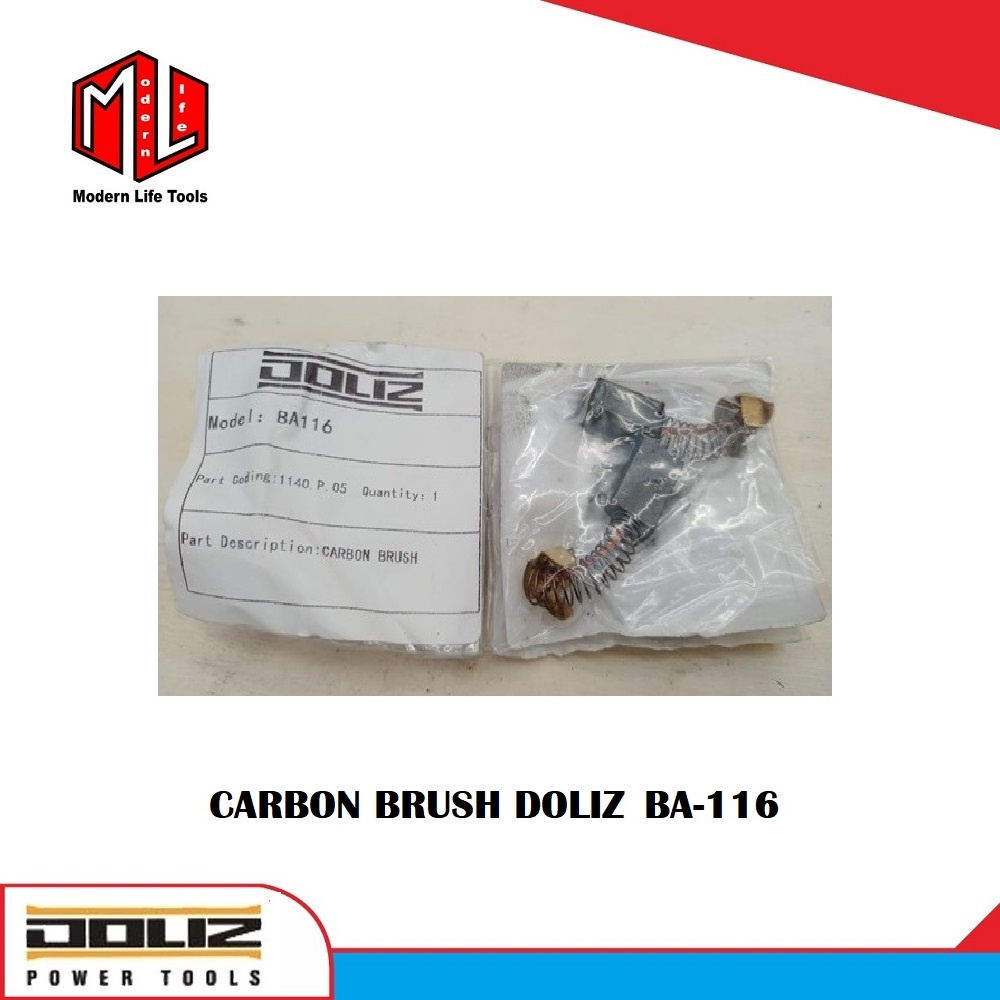 Carbon Brush Doliz BA130 / BA232 / BA3260 / BA712 / BA126 / BA116