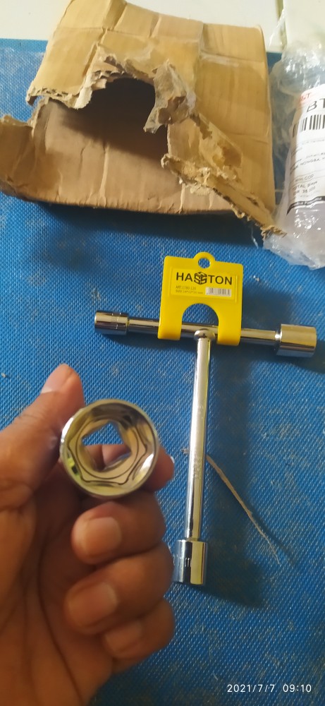 Hasston Prohex Kunci Shock Sock Sok T 3 Way Pilih Ukuran 8 10 12 14 Mm