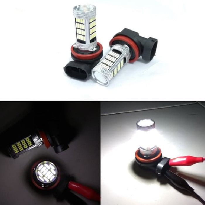 BohlamLampu Fog Lamp H11H 11 Led Cree 100 Led..Super White
