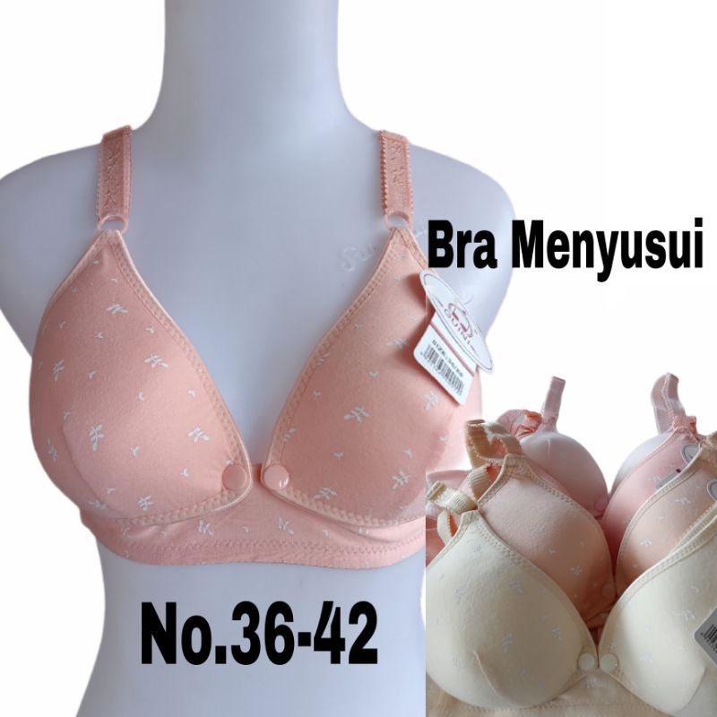 BH MENYUSUI MOTIF BINTIK DAN BUNGA BRA MENYUSUI BUMIL NIFAS