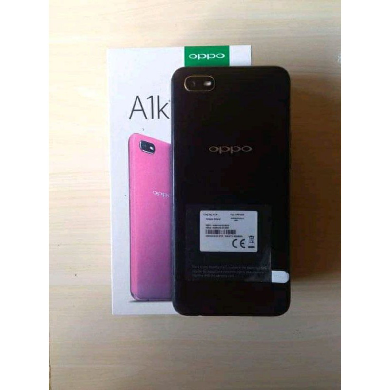 HANDPHONE HP OPPO A1K FULSET NO HF SECOND SEKEN MURAH