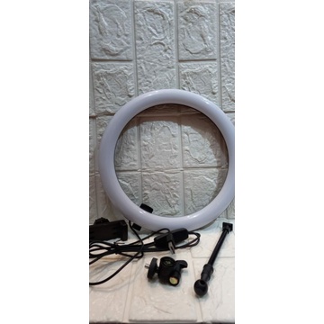 LAMPU SELFIE LAMPU LED RINGLIGHT 26CM TRIPOD 2.1M