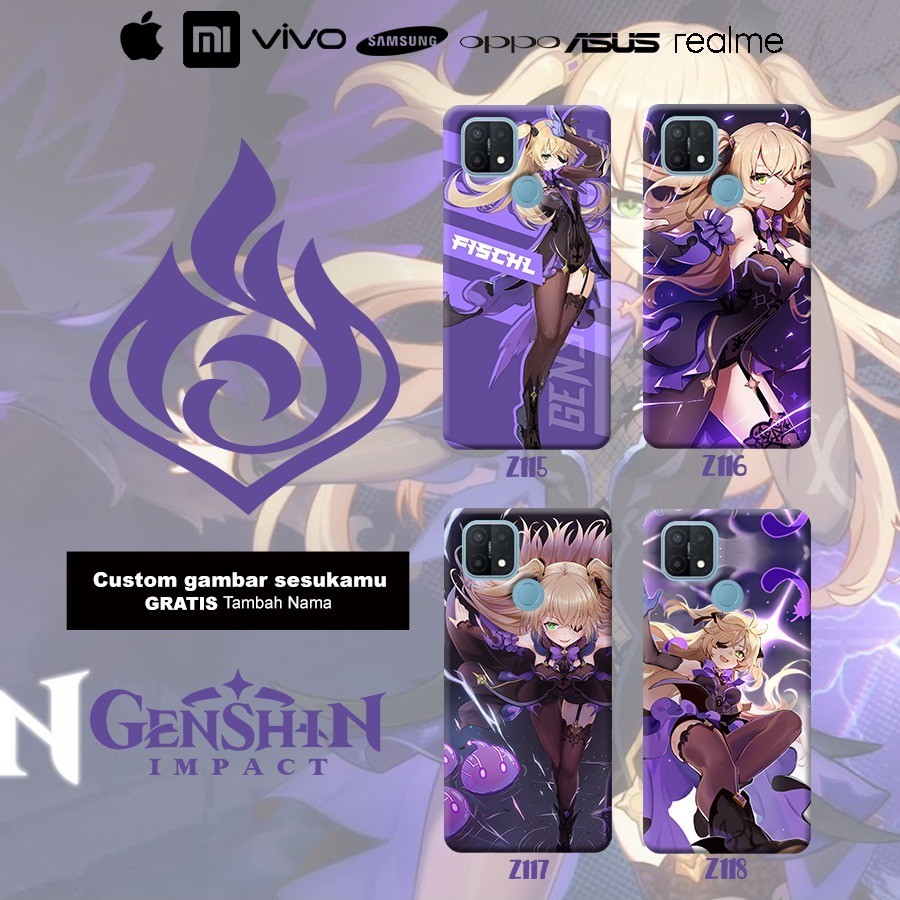 Case casing genshin impact fischl ( semua tipe hp ) oppo