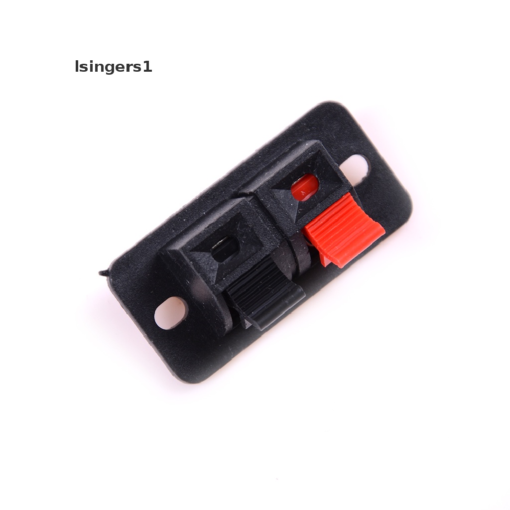 (lsingers1) 5pcs Konektor Terminal Jack Audio 2 Posisi Untuk Speaker