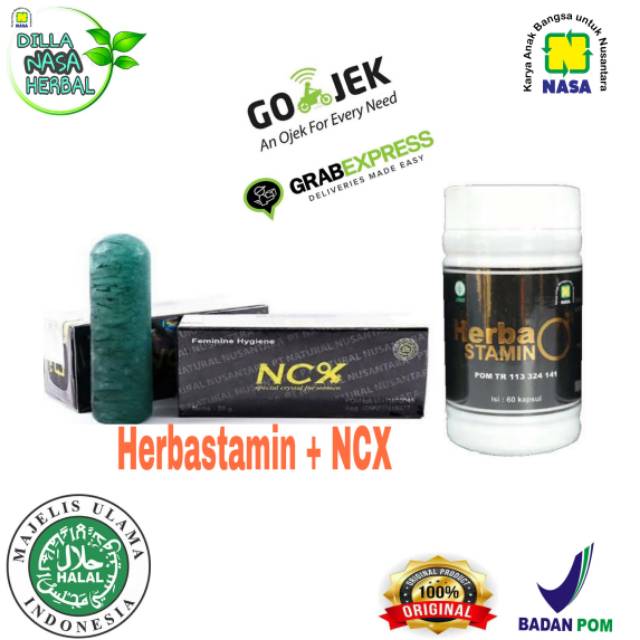 PAKET PROMIL NASA(NCX + herba stamin) 100% original NASA