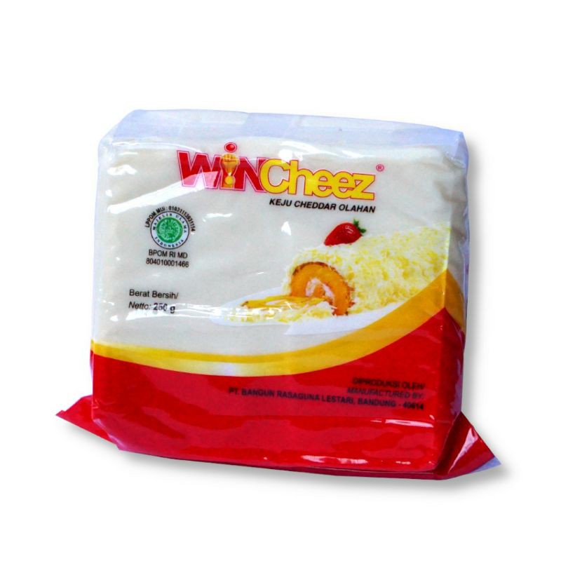 Keju Parut Win Cheese Cheddar 250 Gr