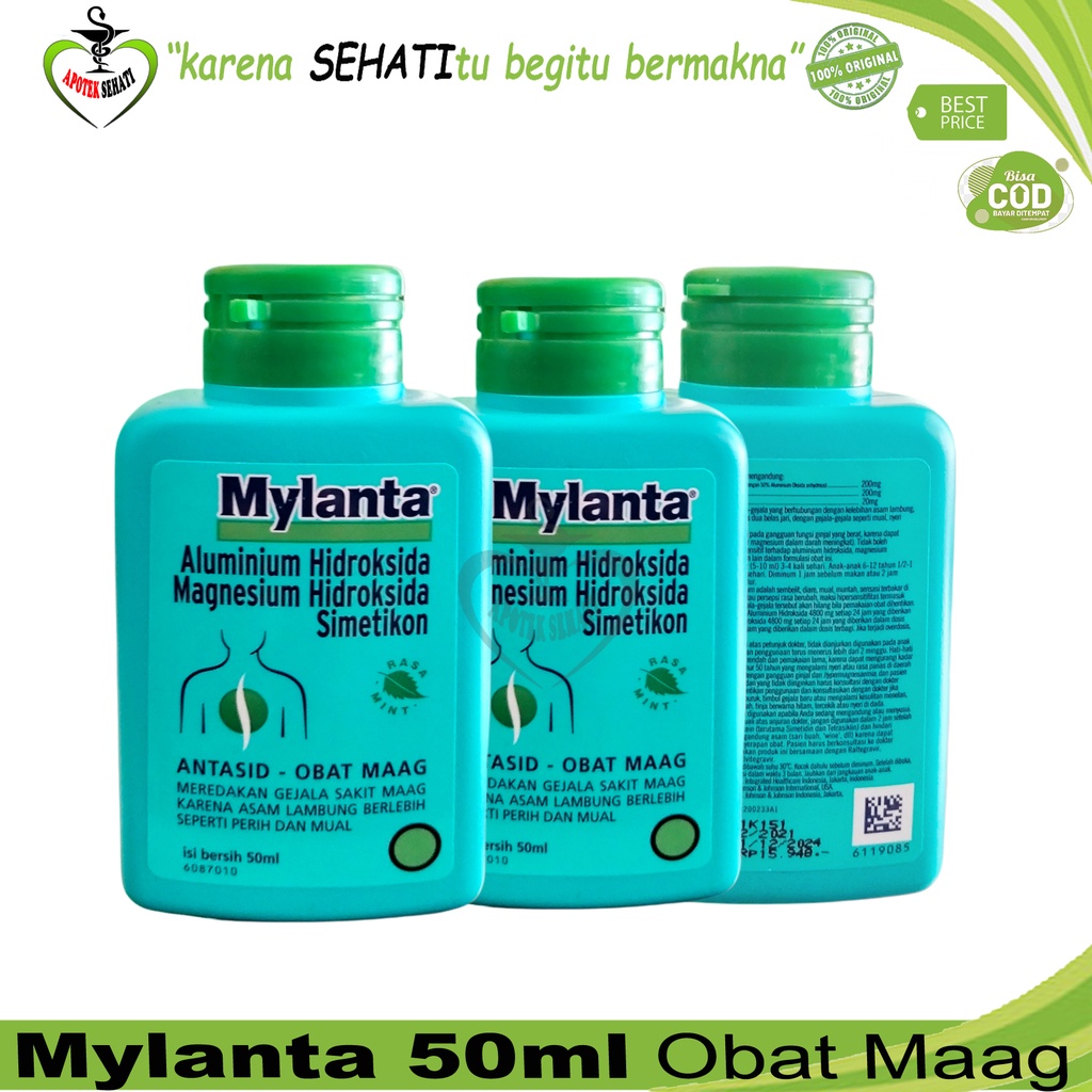 Mylanta Syrup 50 Ml antasida obat lambung