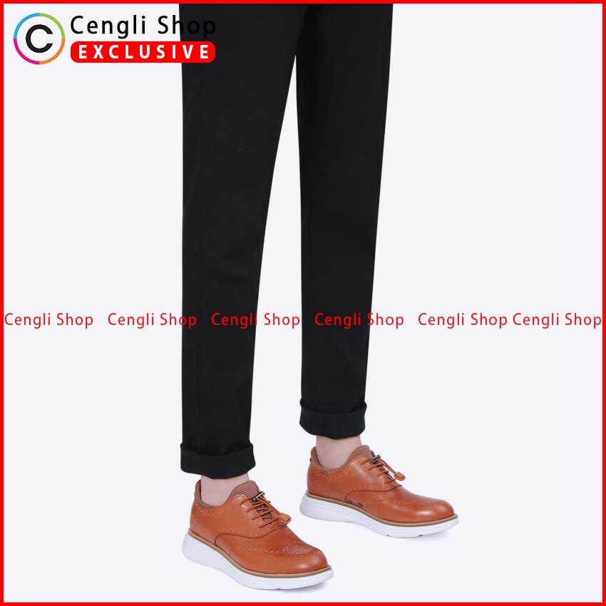 SEPATU PANTOFEL EVERBEST PRIA ORIGINAL FORMAL CASUAL KULIT COKLAT EM43