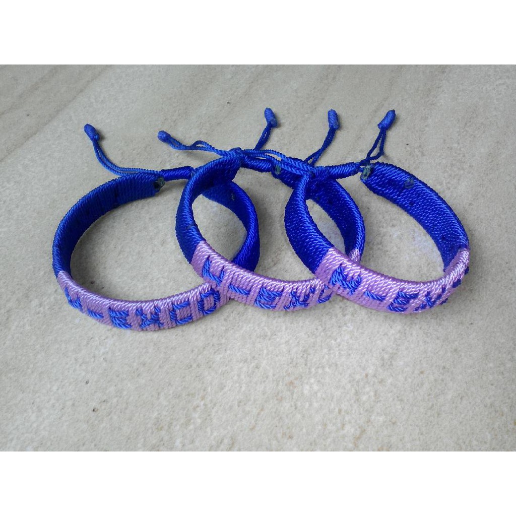 Gelang Nama Anyaman Benang Nylon.