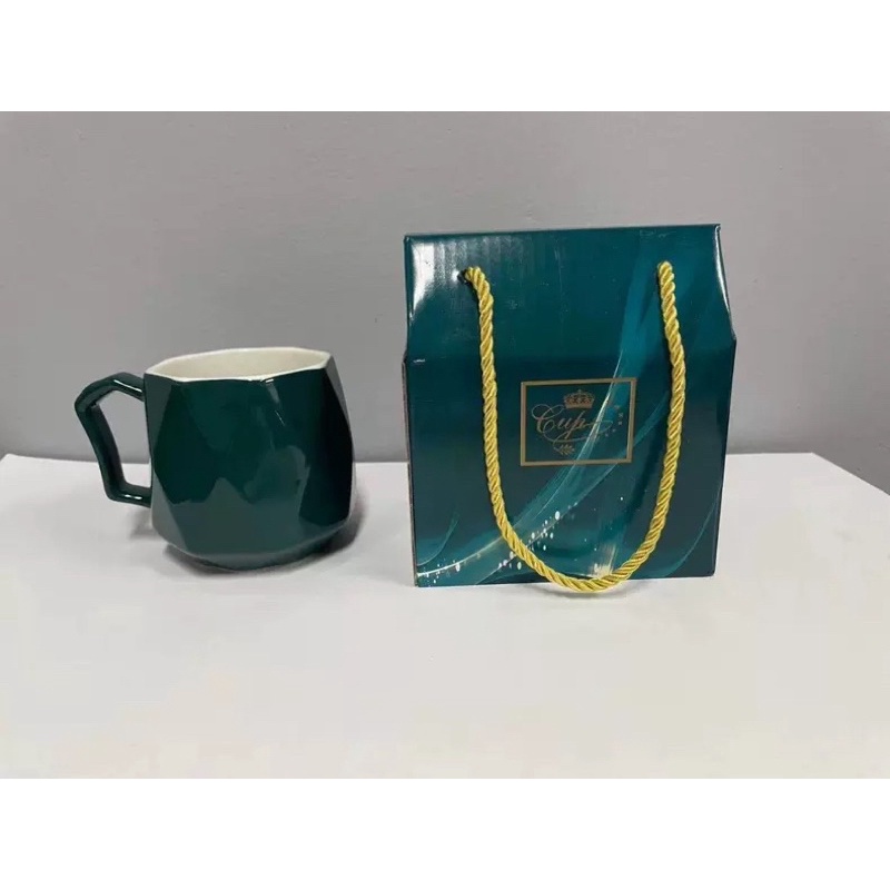 SOUVENIR GELAS MUG KERAMIK GIFT SET HAMPERS KADO PERNIKAHAN ULANG TAHUN GELAS MINUM GELAS IMPORT PREMIUM