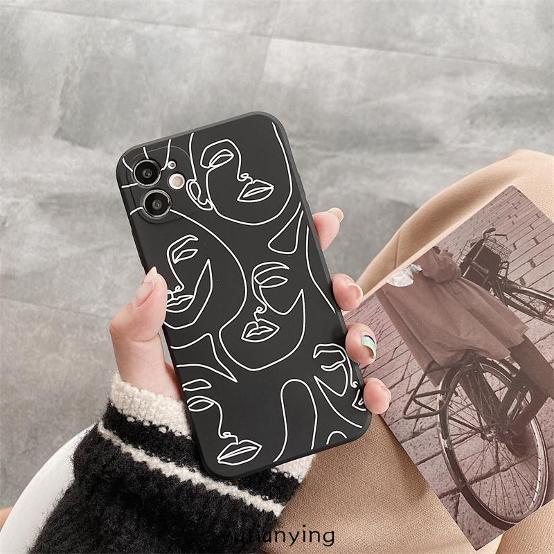 Casing Silikon TPU Xiaomi Redmi Note 9 9s 9Pro 8 7 10A 9 9C 9C NFC 8 8A Poco X3 NFC Motif Geometri Abstrak