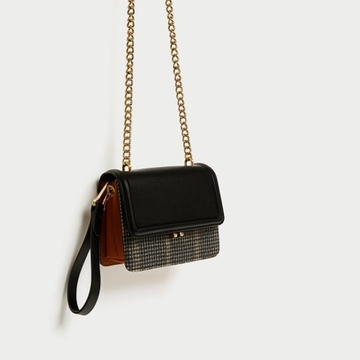 Tas zara import wanita F24139 / Tas Selempang rantai cewek