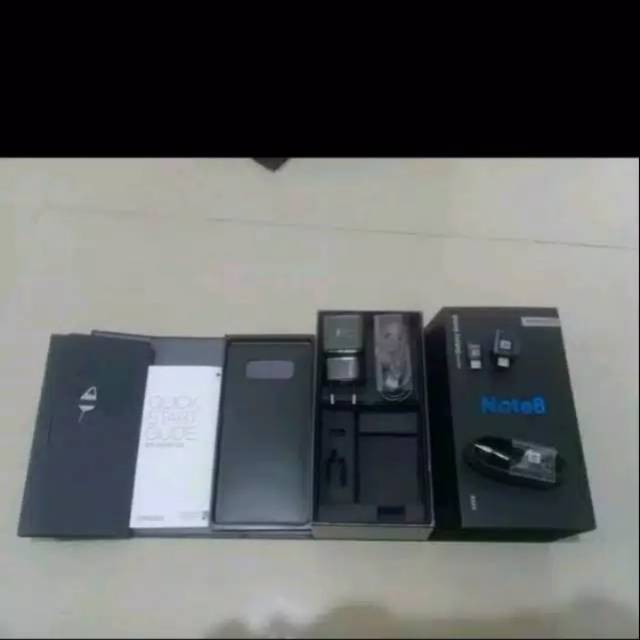 

Dus box samsung note 8 ready semua warna free imei