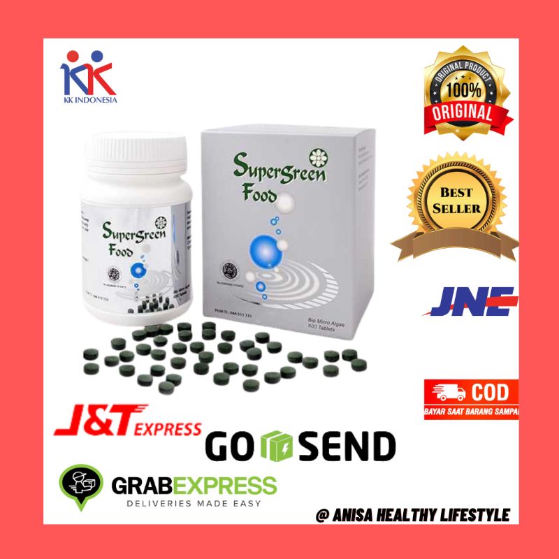 Supergreen Food (SGF 600 tablets), Suplemen Kesehatan KK Indonesia