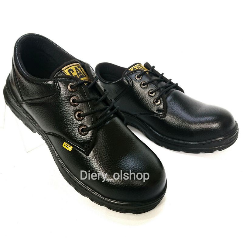 Sepatu Safety Caterpillarr ujung besi, sepatu safety termurah terlaris