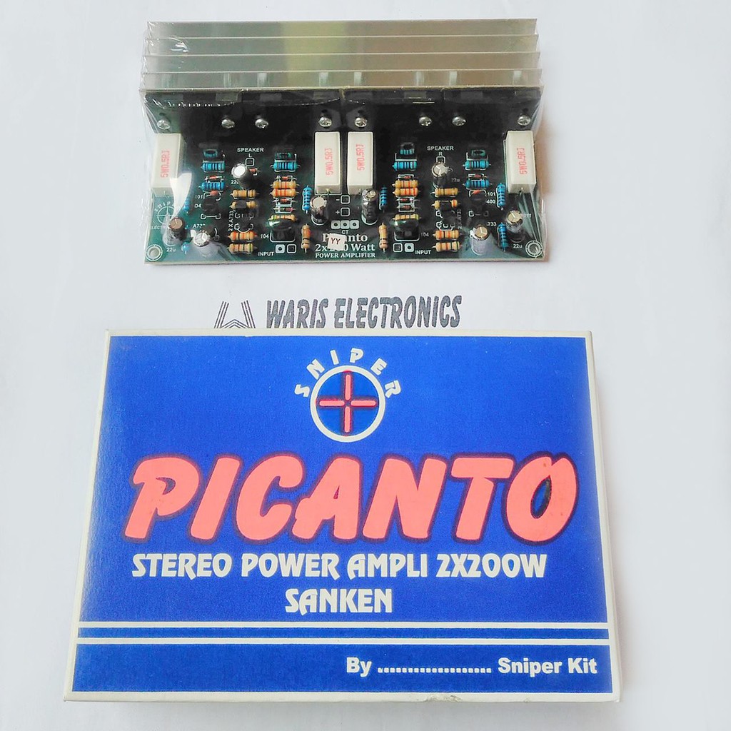 kit power ampli amplifier sanken 400w 2x200Watt stereo Picanto