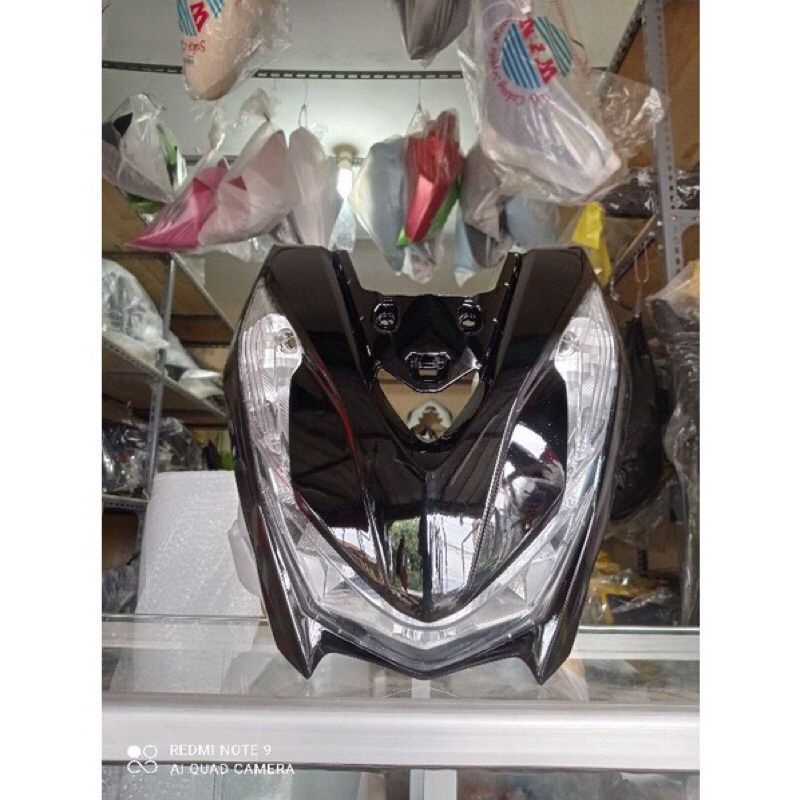 cover body tameng depan Beat new 2020 2021 LED K1A original full set sen reflektor lampu  hitam glos