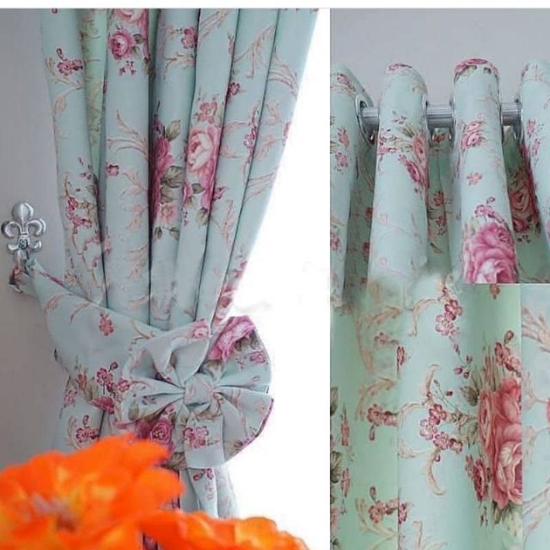 Gorden motif bunga sabic bahan import original premium tidak tembus cahaya / pandang