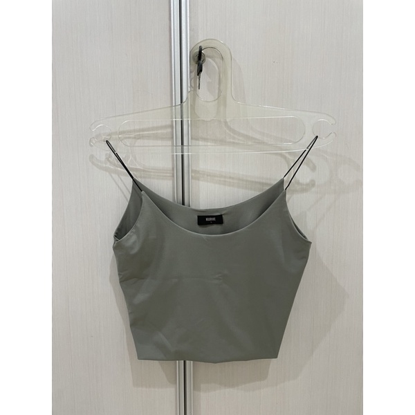 KURVE Pasta Tank Top Hijau Abu