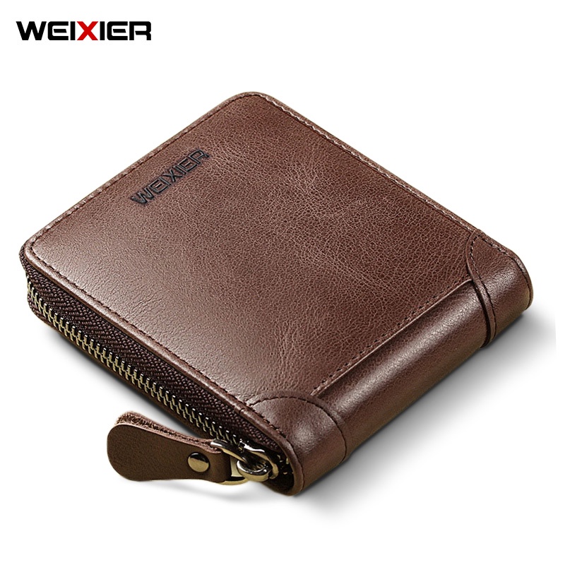 WEIXIER W98 Dompet Lipat Pria Bifold Pendek Kulit Premium WK-SBY