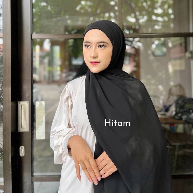 Pashmina Inner Premium | Size Panjang | Jahit tepi good quality