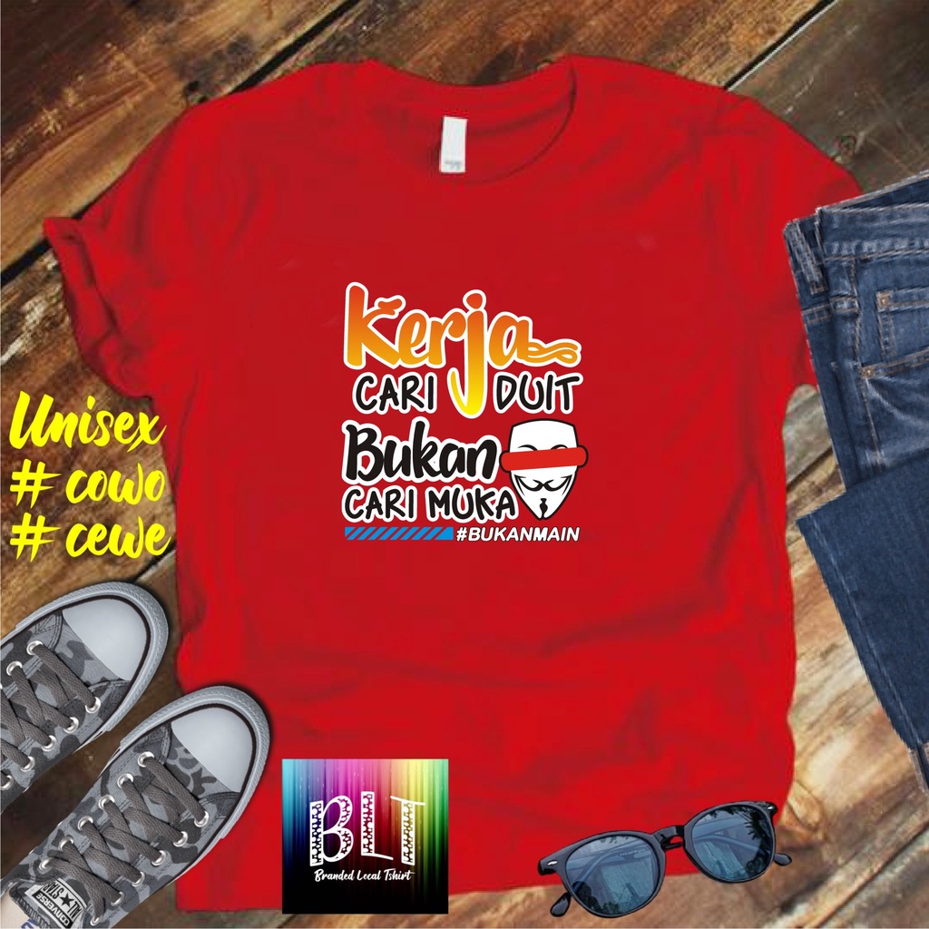 Cod/Promo Diskon Kaos DTF kERJA CARI DUITlolos  Kaos Terlaris Kualitas Terjamin/Kaos Murah/Kaos Cotton 30s/Kaos katun/Pakaian Pria pakaian Wanita/Kaos Distro Pria/Kaos Pakaian Pria Dan Pakaian Wanita/Kaos Kata2 Lucu/Kaos Viral/Kaos Promo/Best Seller