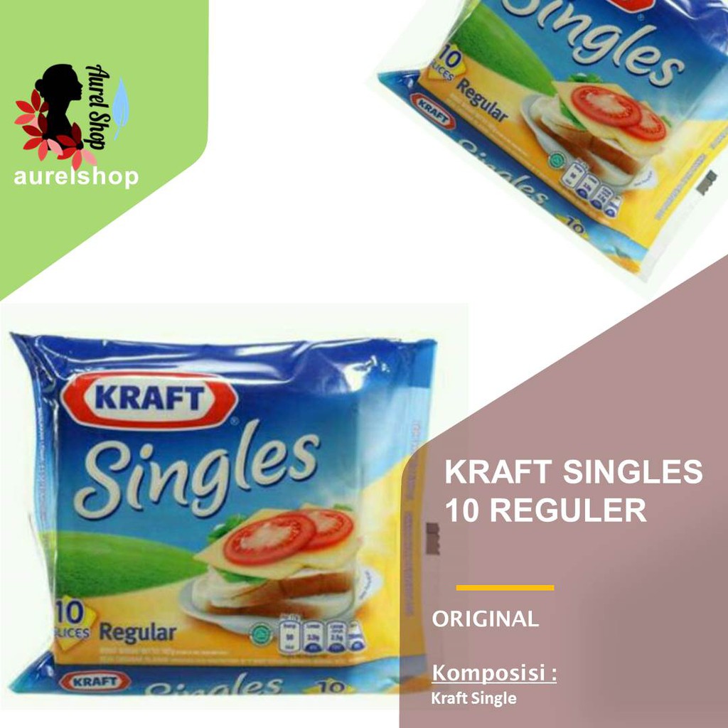 Jual KRAFT Keju Single Kemasan Reguler 165 G | Shopee Indonesia