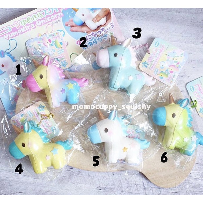 Squishy licensed yumekira unicorn by amuse japan ( kuda unicorn jepang