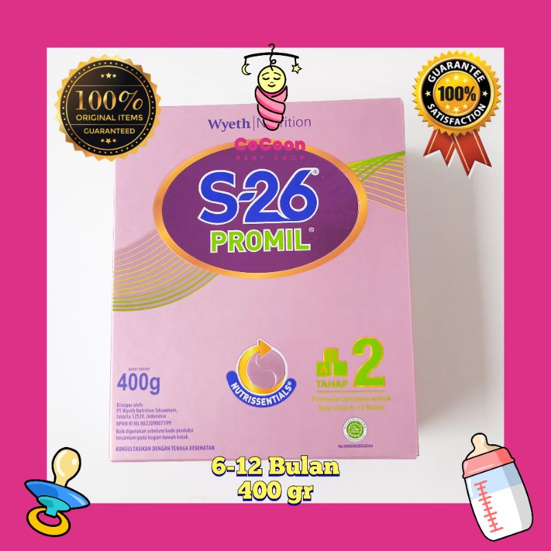 Susu Formula Bayi S 26 S26 Promil 2 Pouch 6-12 Bulan 400 g 400gr