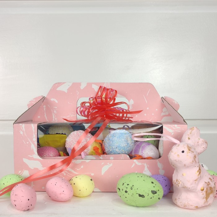 

Paket dekorasi box hampers easter bunny eggs kelinci telur paskah 130