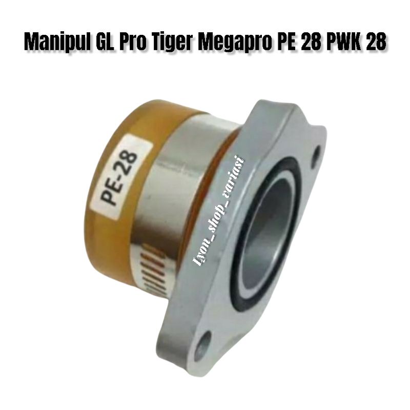 Manipul Manipol Intake Intek Miring Tiger Megapro GL Thunder satria fu PE 28 PWK 28