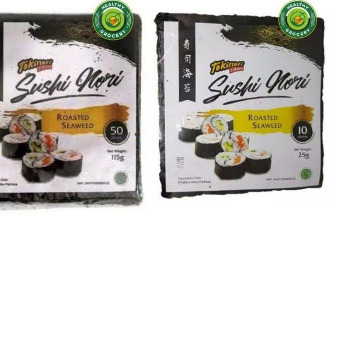 

Diskon✔️Tokinori Sushi Nori Roasted Seaweed 10 sheet / 50 sheet|SQ4