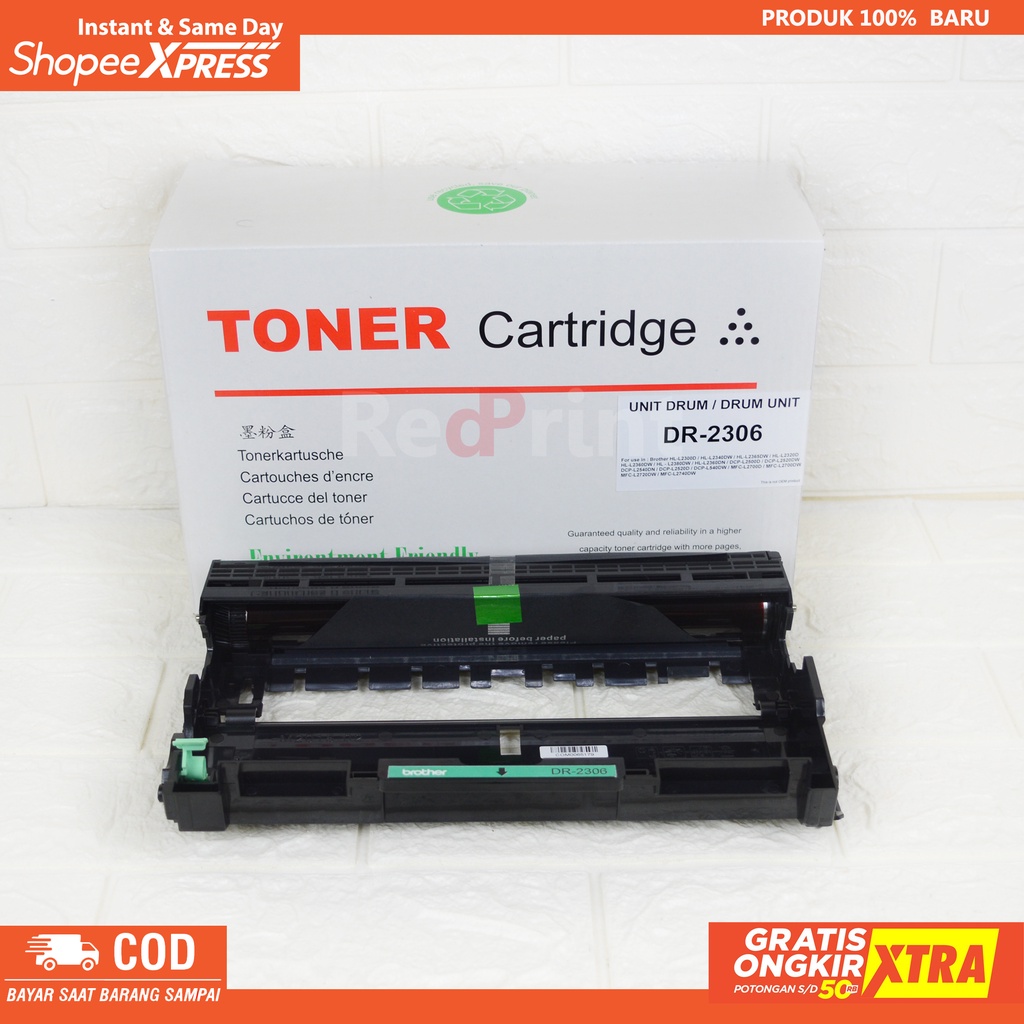 Unit Drum DR-2306 Untuk Printer Brother DCP-L2540DN/DCP-L2520D /DCP-L540DW/MFC-L2700D/MFC-L2700DW