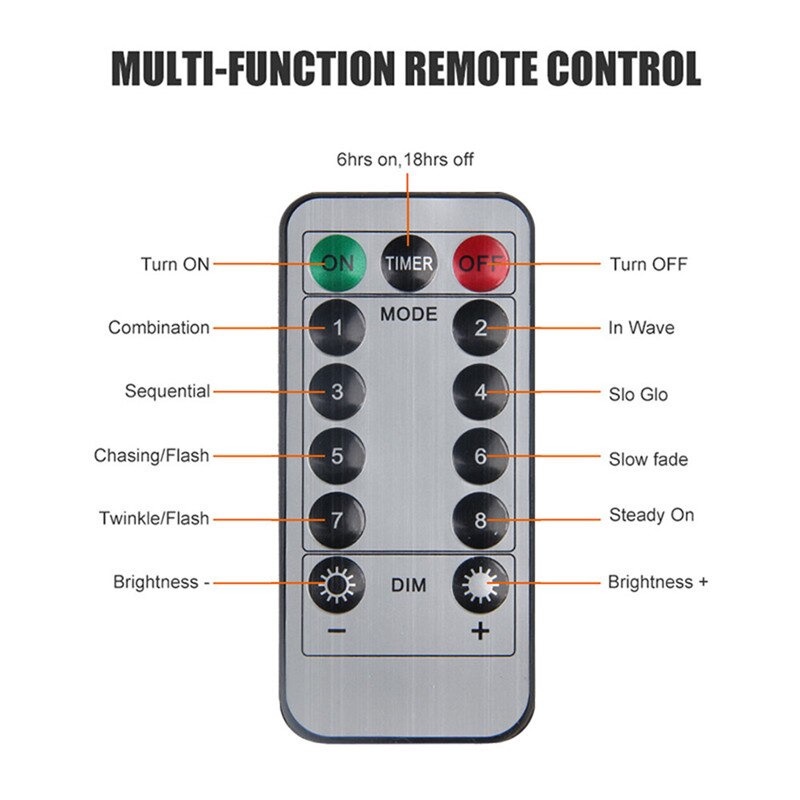 Lampu String Hias Dekorasi Waterproof 100 LED 10 Meter + Remote - LISM-14