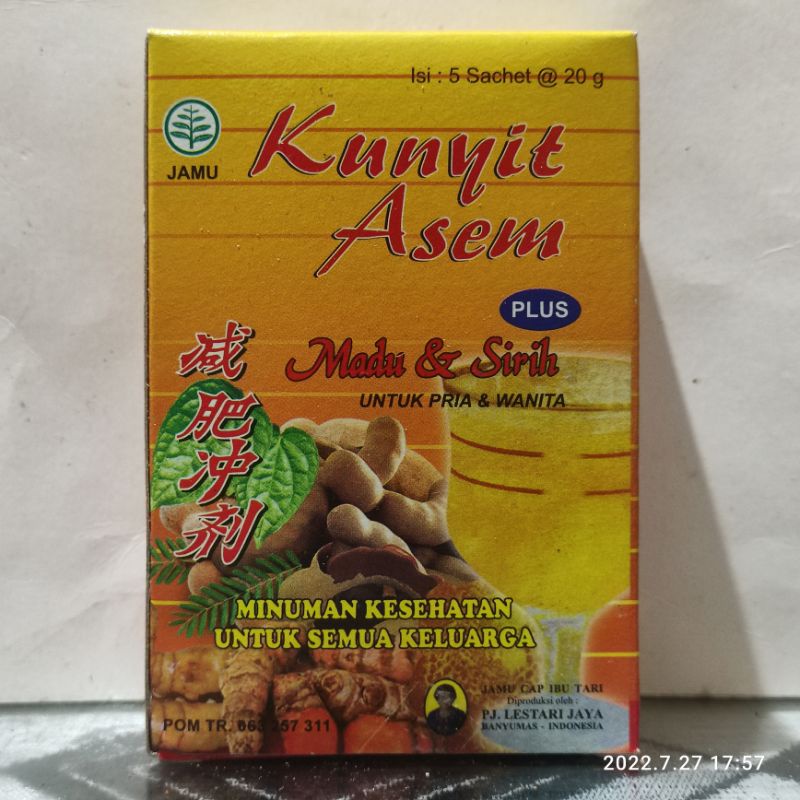

Jamu Herbal Kunyit Asam Minuman Kesehatan