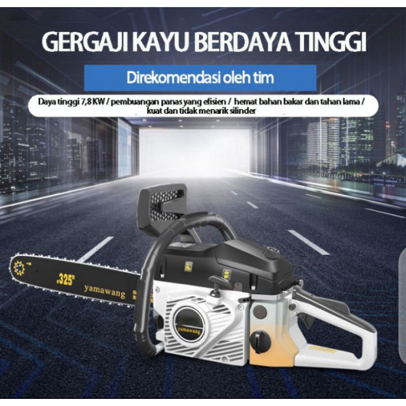 chainsaw berdaya tinggi 4,2kw ecosen