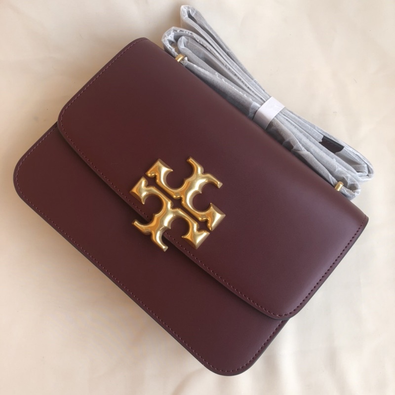 Tory Burch Eleanor Shoulder Bag 25  - Maroon