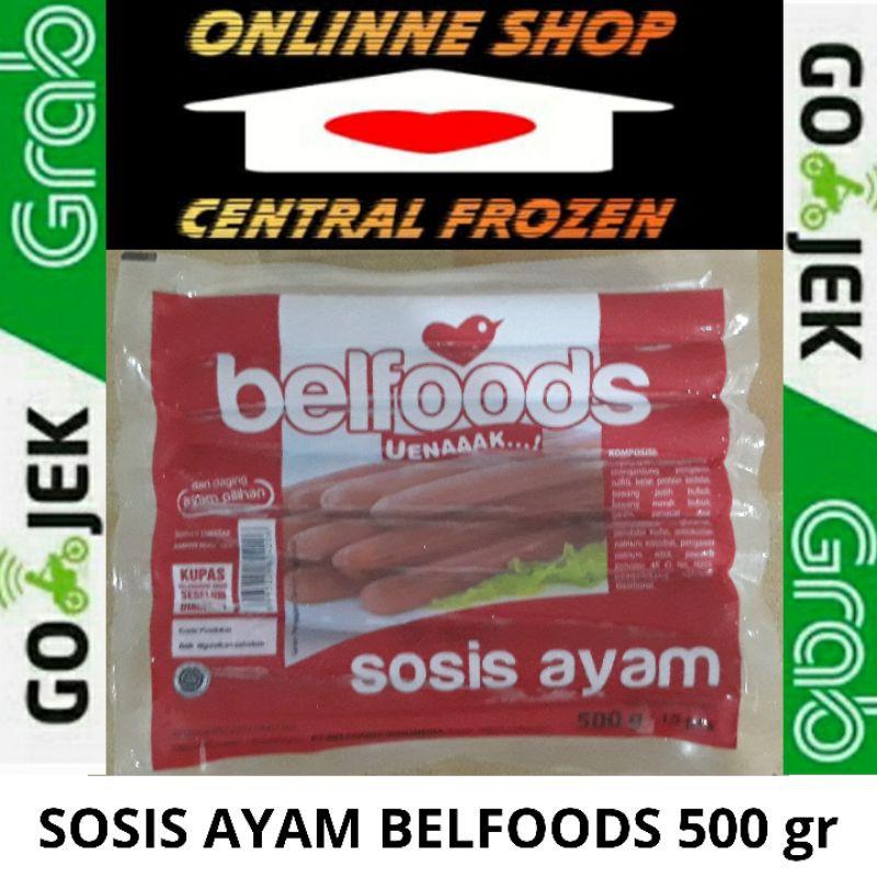 

BELFOODS SOSIS AYAM 500 GRAM CENTRAL FROZEN